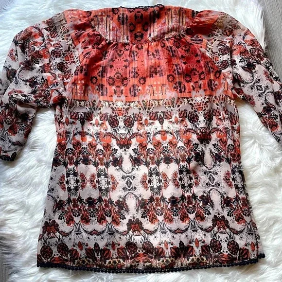 American Rag Floral Open Cardigan Size Medium - Picture 9 of 10